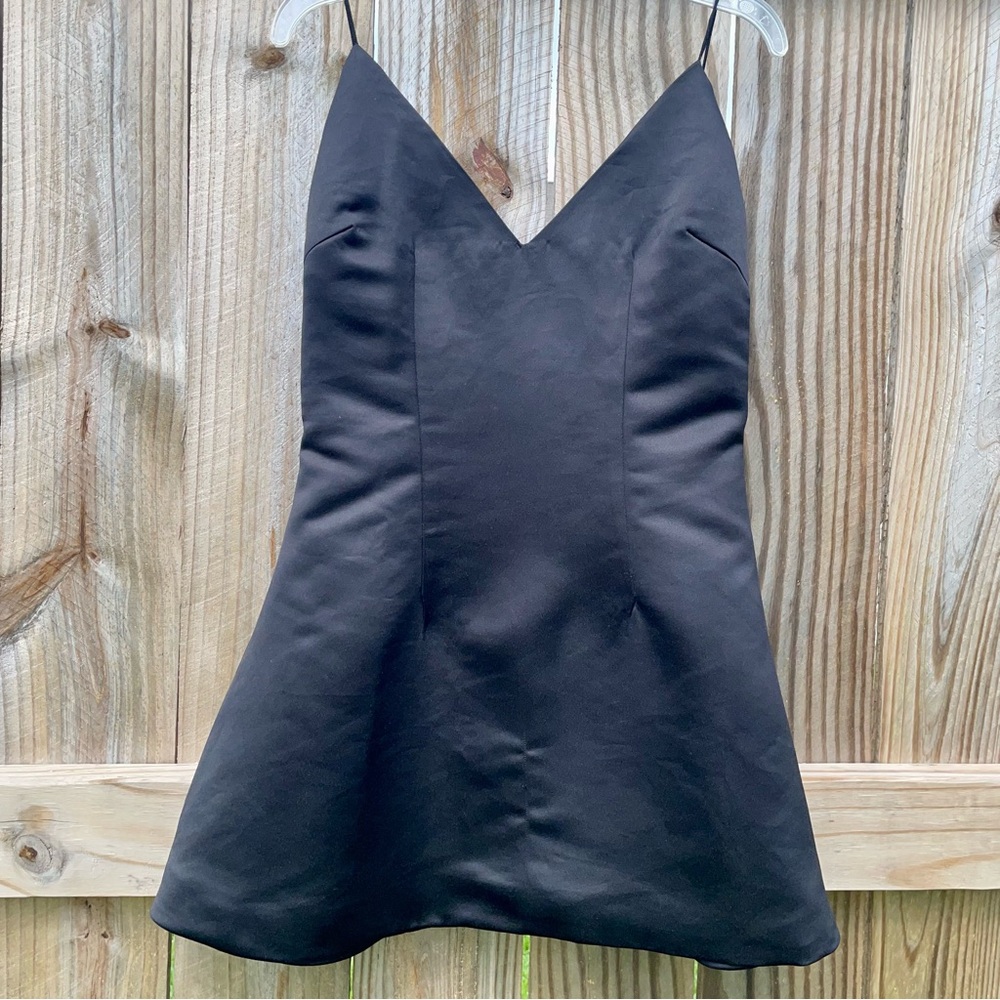 Black mini cocktail dress